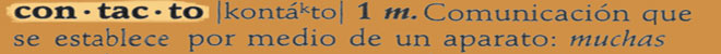 contacto